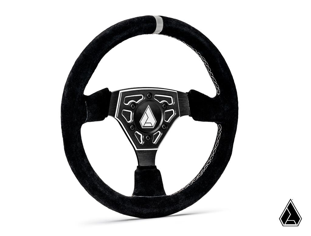 ASSAULT INDUSTRIES UNIVERSAL NAVIGATOR SUEDE UTV STEERING WHEEL
