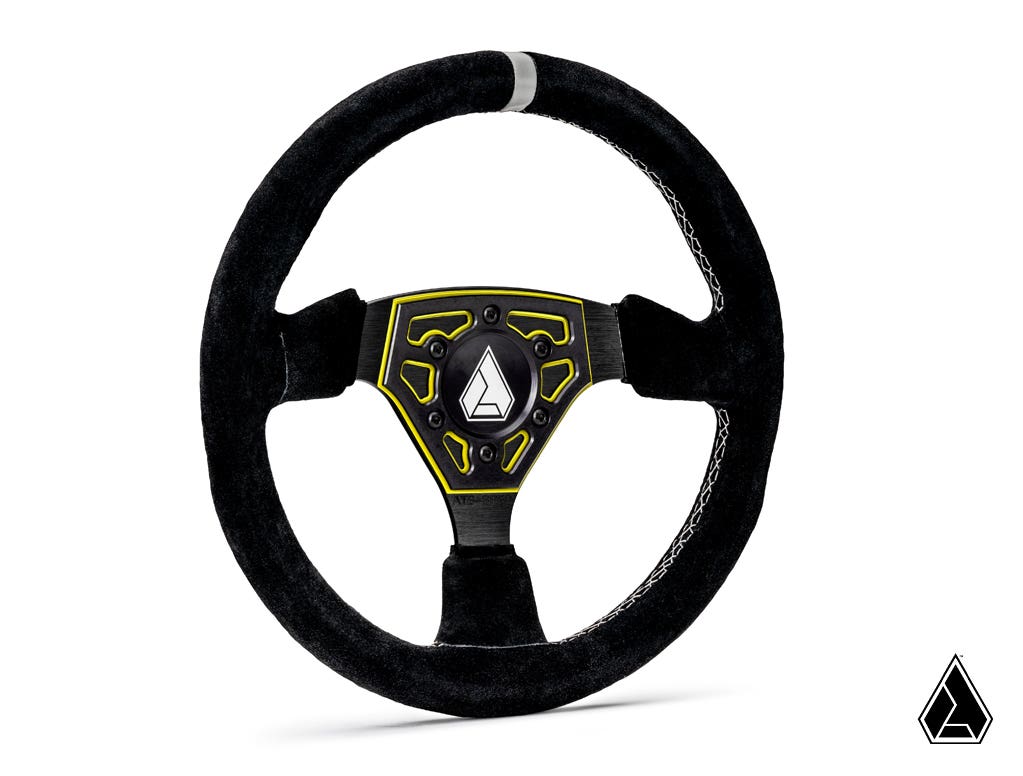 ASSAULT INDUSTRIES UNIVERSAL NAVIGATOR SUEDE UTV STEERING WHEEL