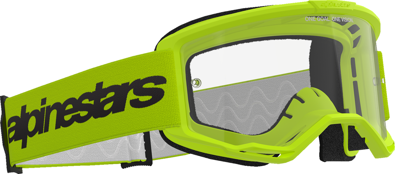 Alpinestars Vision 3 Goggle - Wordmark - Yellow