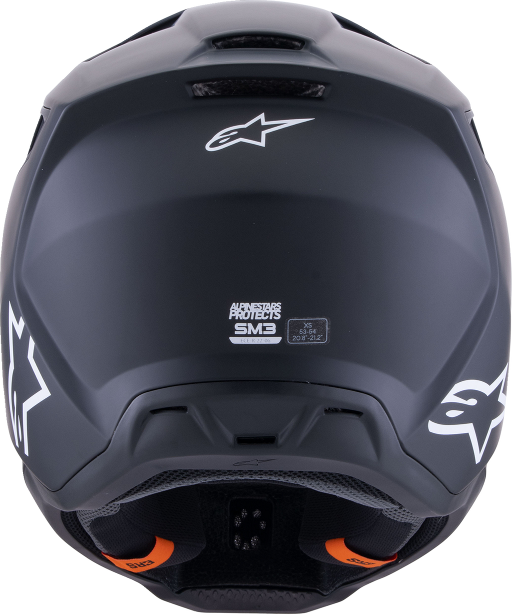 Adult - Alpinestars SM3 Solid Helmet - Matte Black