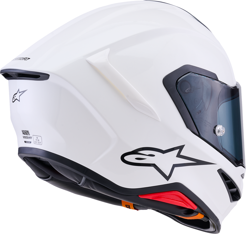 Adult - Alpinestars Supertech R7 Helmet - Gloss White