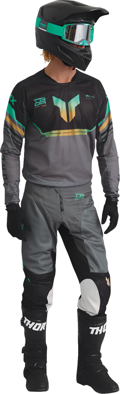 Adult - Thor Launchmode Air Raptor Jersey - Black/Charcoal