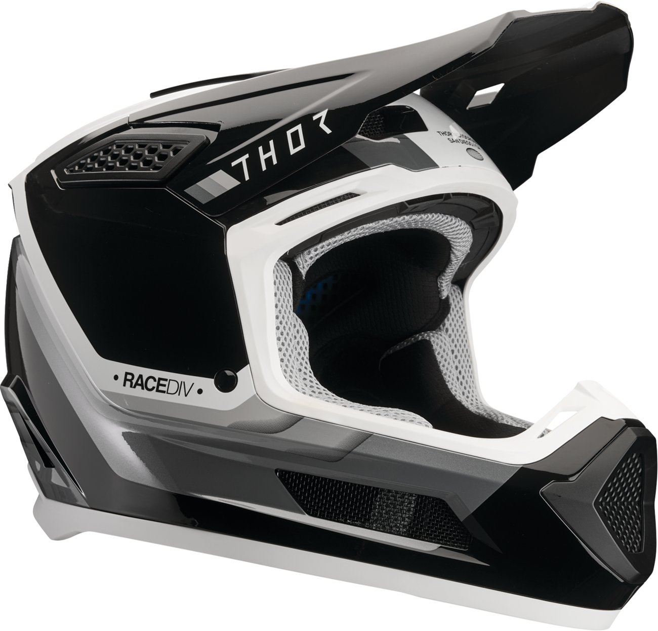 Adult - Thor Fleet Defy Helmet - Black/White