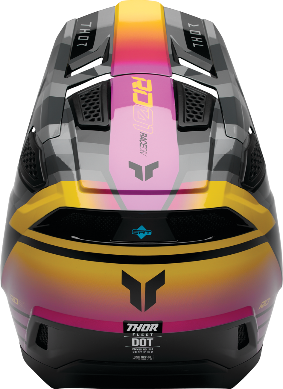 Adult - Thor Fleet Camber Helmet - Black/Magenta