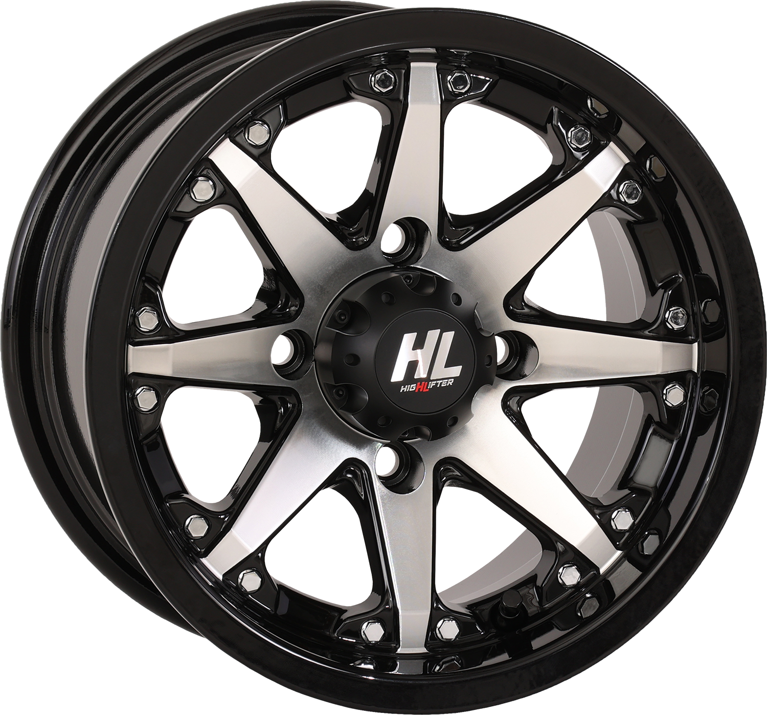 High Lifter HL10 Wheel - Gloss Black w/Machined