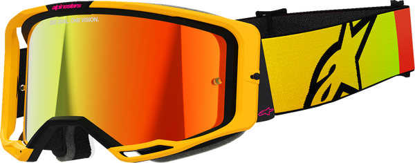 Alpinestars Vision 8 Goggle - Corp - Yellow/Pink