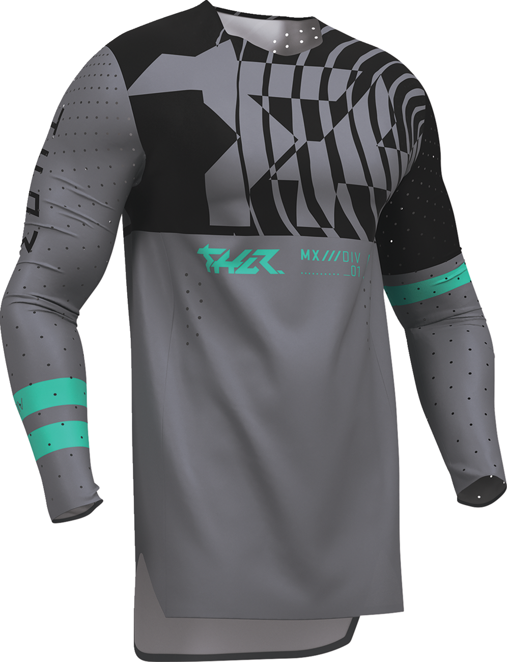 Adult - Thor Sportmode Mind Control Jersey - Charcoal/Black