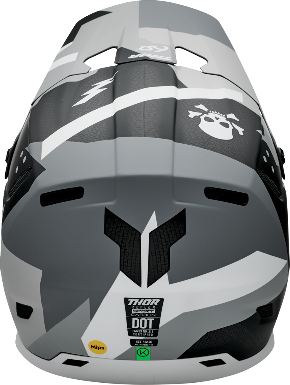 Adult - Thor Reflex Sport Carbon Brave MIPS® Helmet - Gray/White