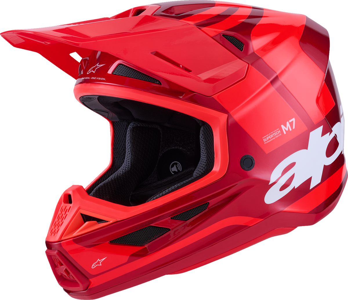 Adult - Alpinestars SM7 Core Helmet - Gloss Red