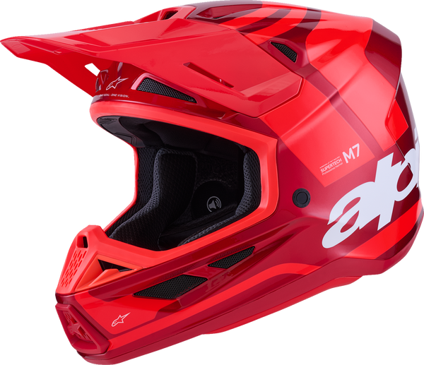 Adult - Alpinestars SM7 Core Helmet - Gloss Red