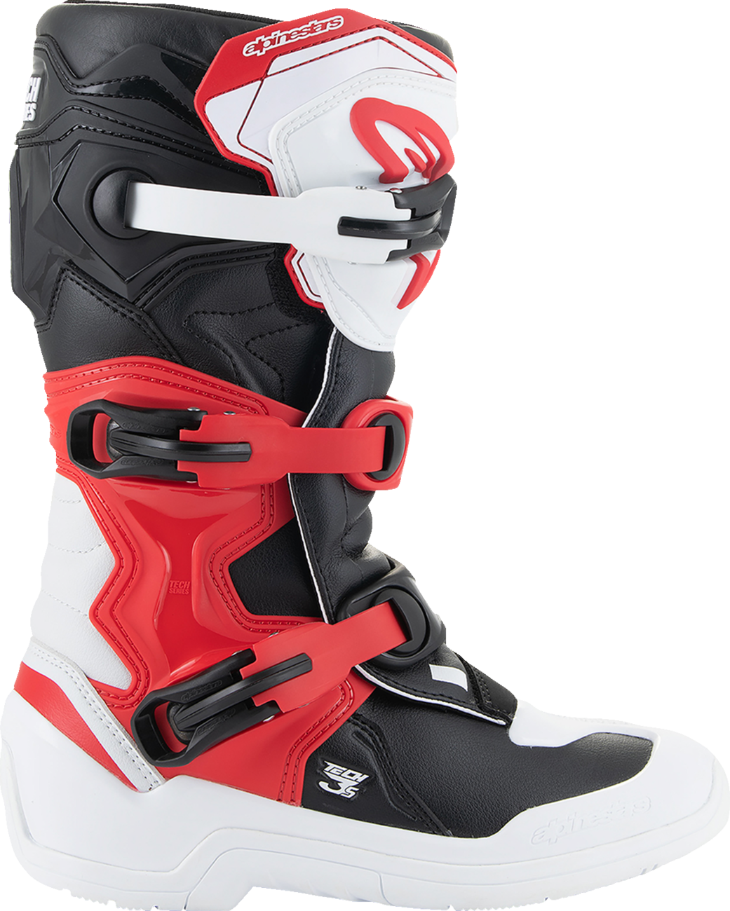 Youth - Alpinestars Tech 3S Boots — 34 - White/Black/Red
