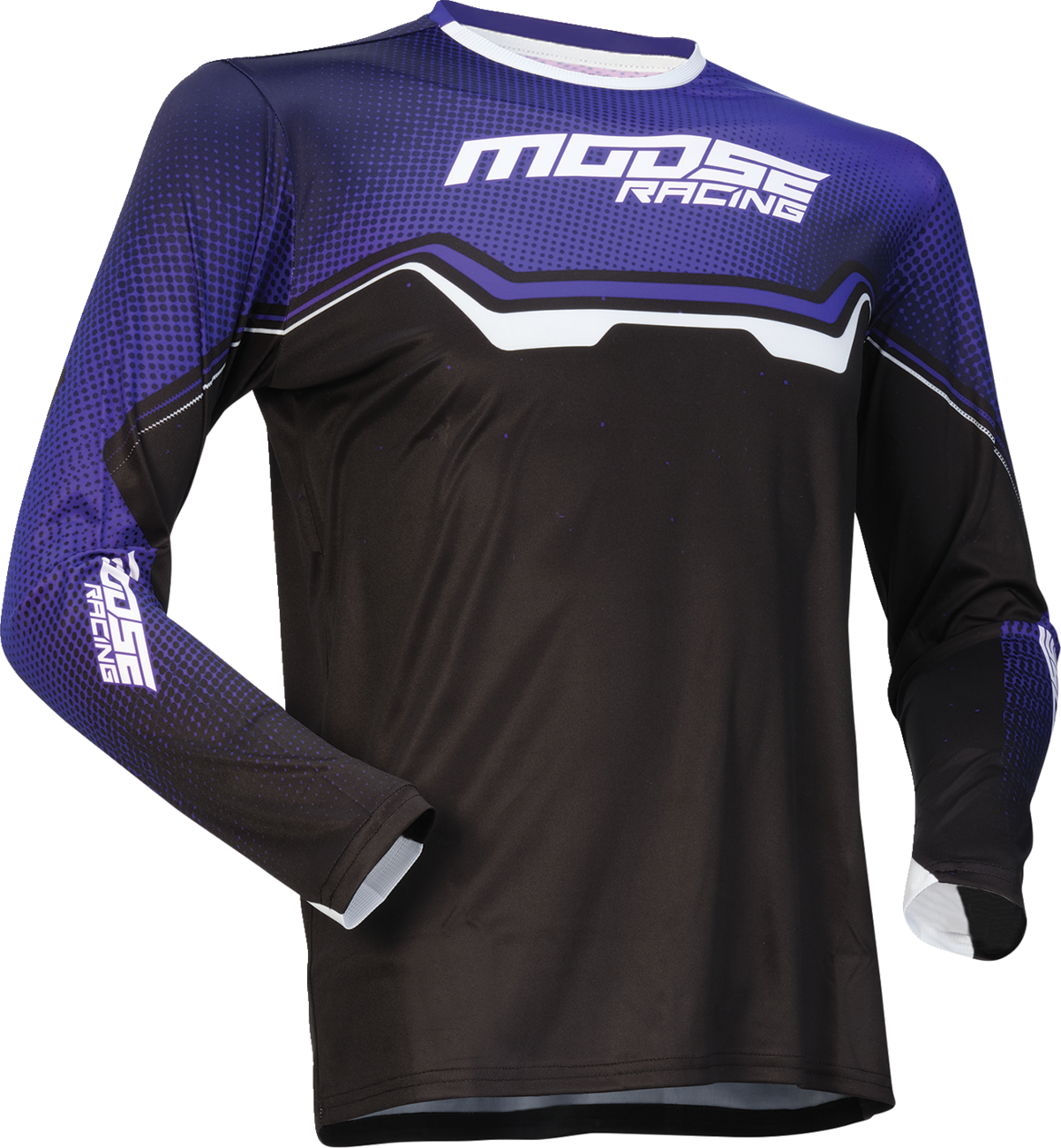 Youth - Moose Qualifier® Jersey - Purple/Black/White