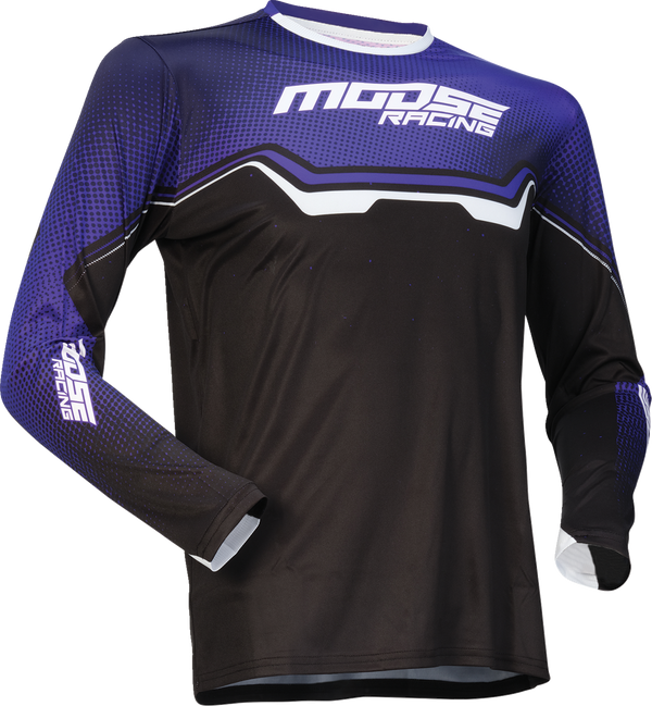 Youth - Moose Qualifier® Jersey - Purple/Black/White