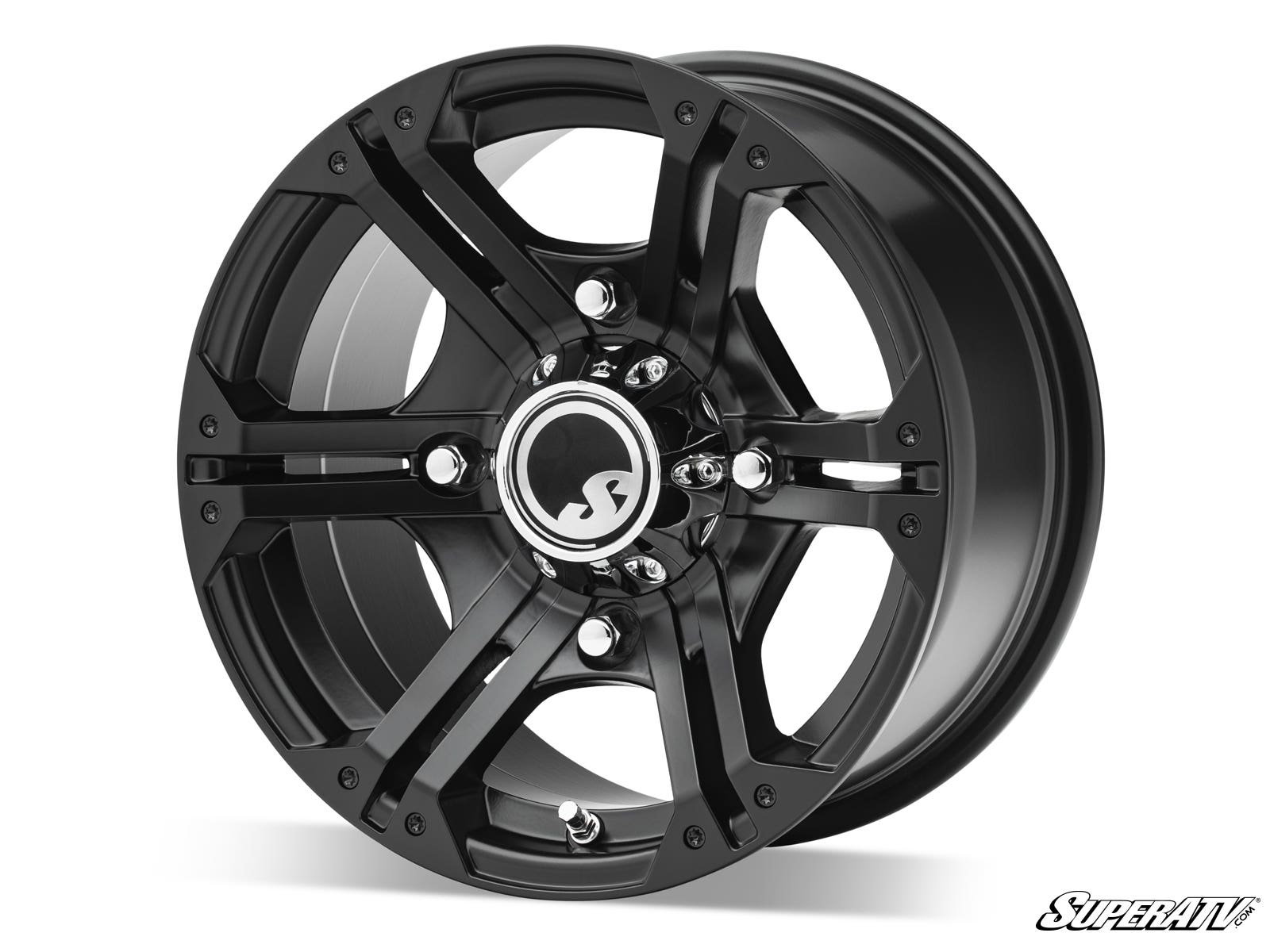 INTIMIDATOR TIRES 28X10X14 ON 14" BANDIT H-SERIES BLACK WHEELS 4/156 PATTERN