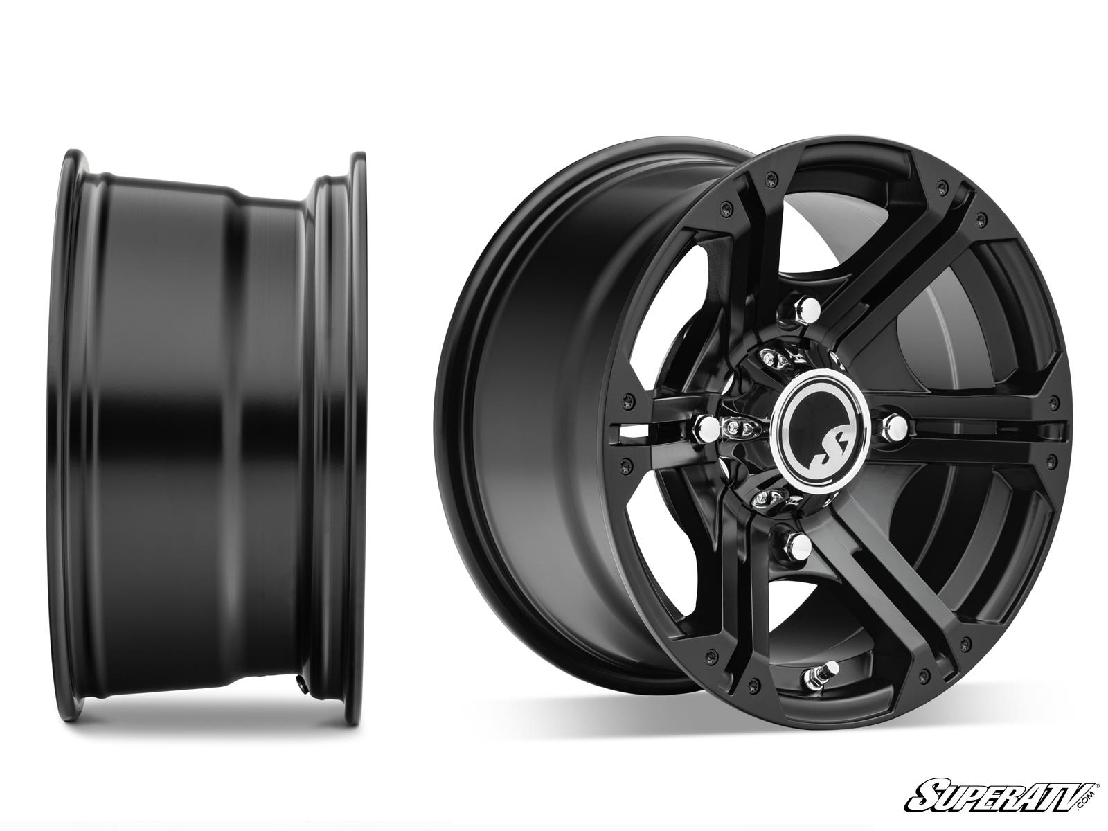 INTIMIDATOR TIRES 30X10X14 ON 14" BANDIT H-SERIES BLACK WHEELS 4/156 PATTERN