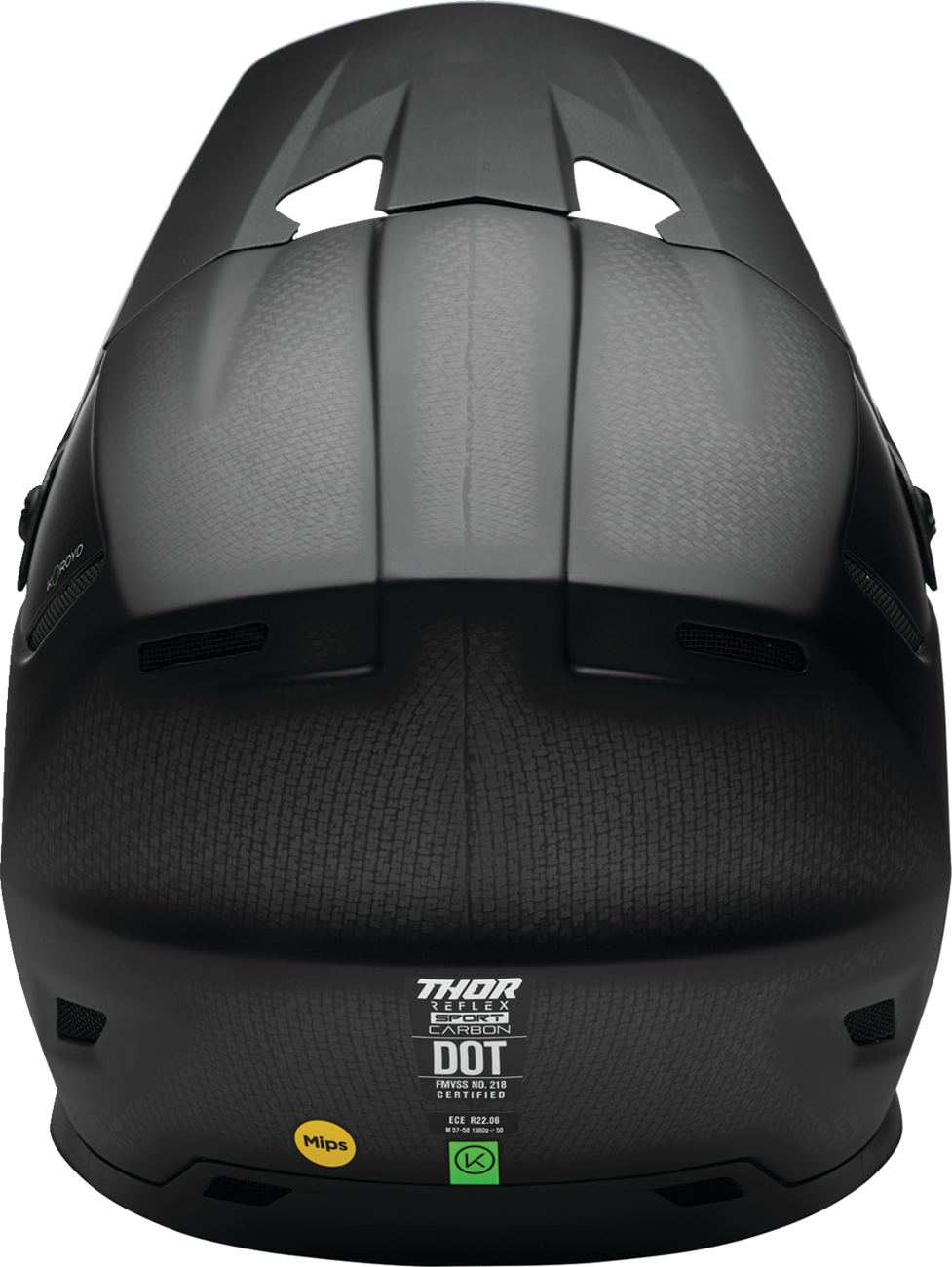 Adult - Thor Reflex Sport Carbon Stealth MIPS® Helmet - Black