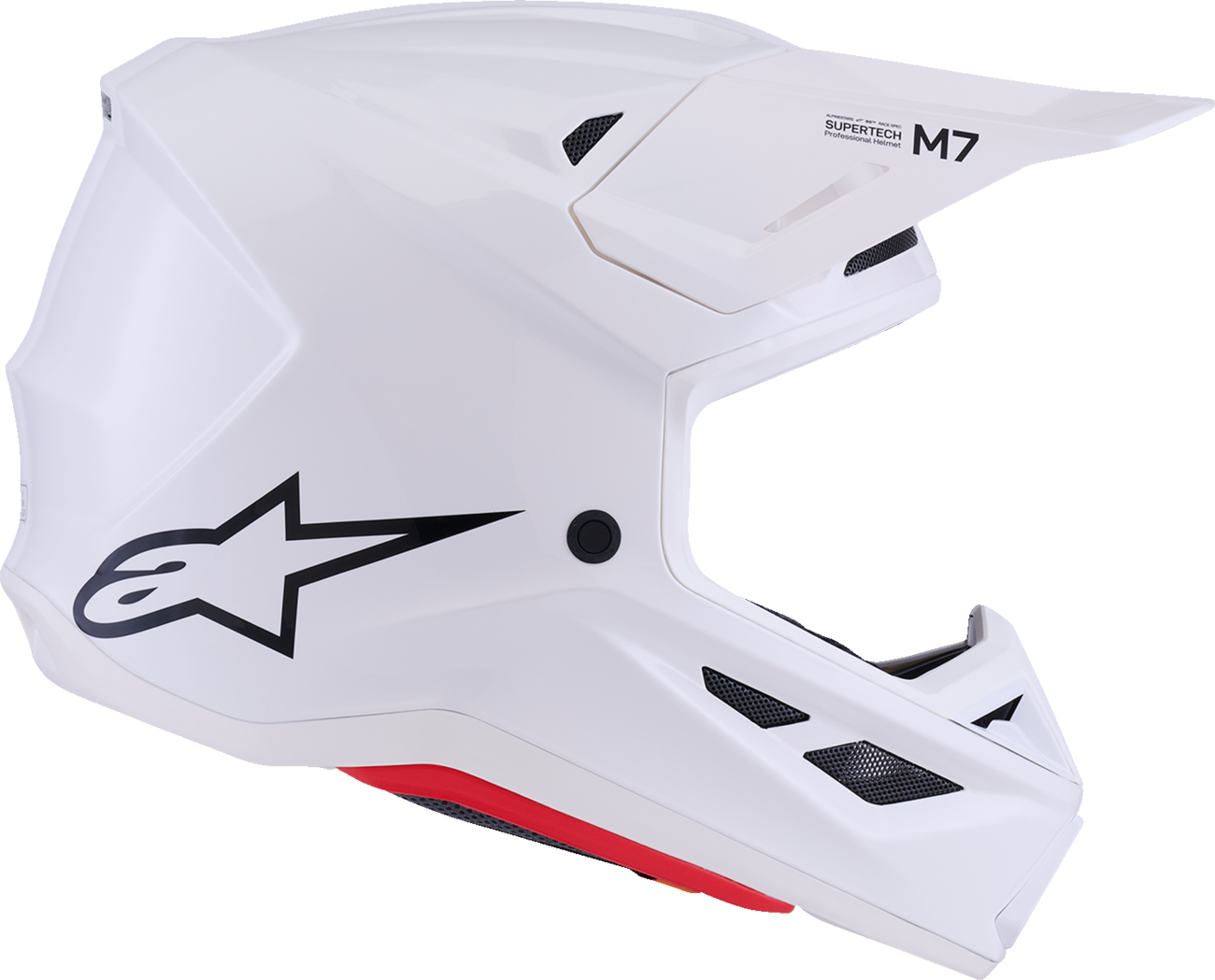 Adult - Alpinestars SM7 Solid Helmet - Gloss White