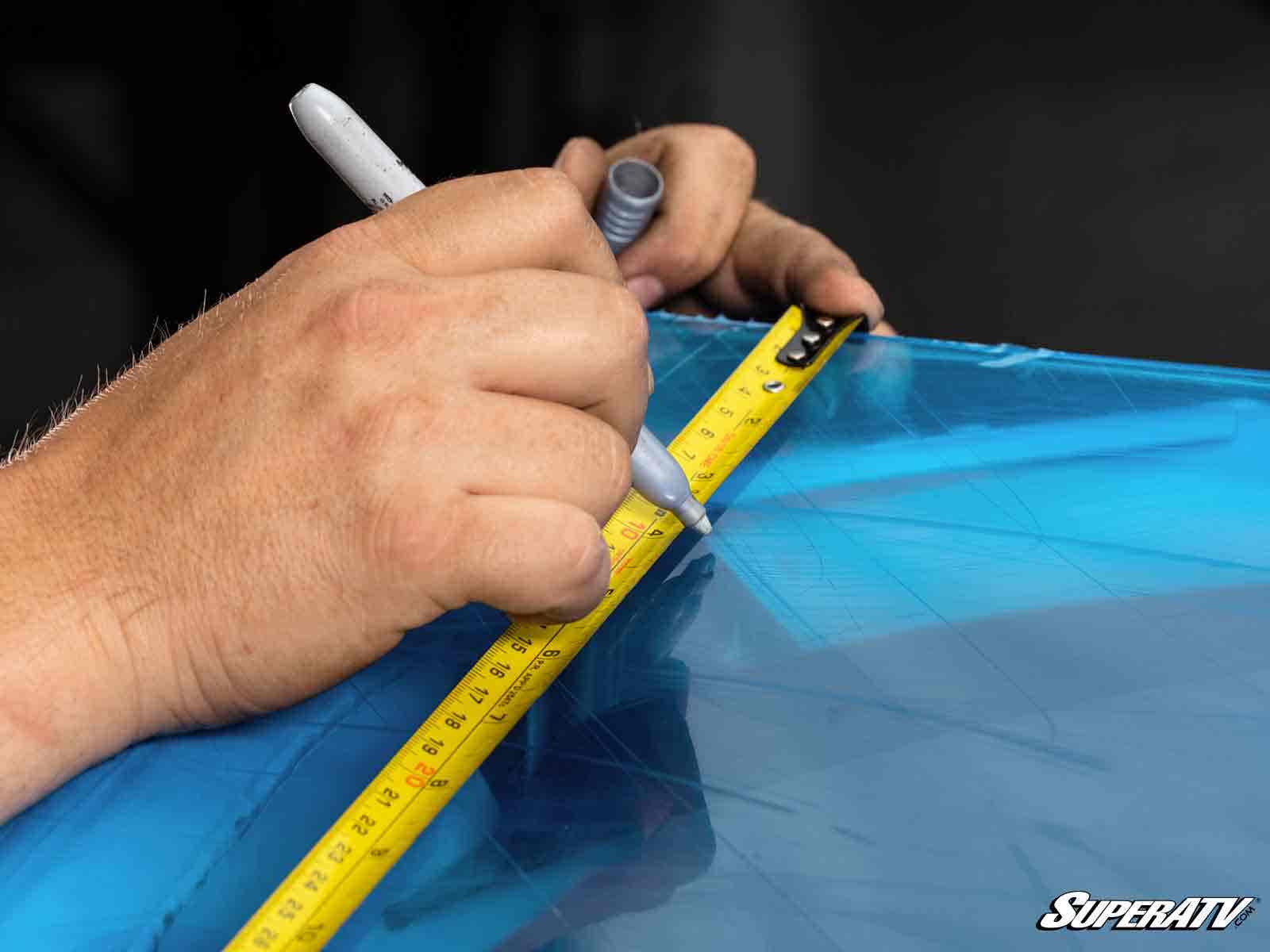 POLARIS RZR TURBO R CUSTOM CAGE WINDSHIELD KIT