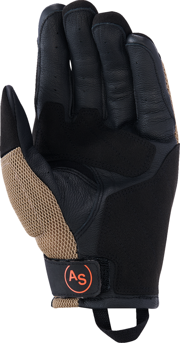 Adult - Alpinestars Manti Air Gloves - Dark Khaki/Black/Fluo Orange