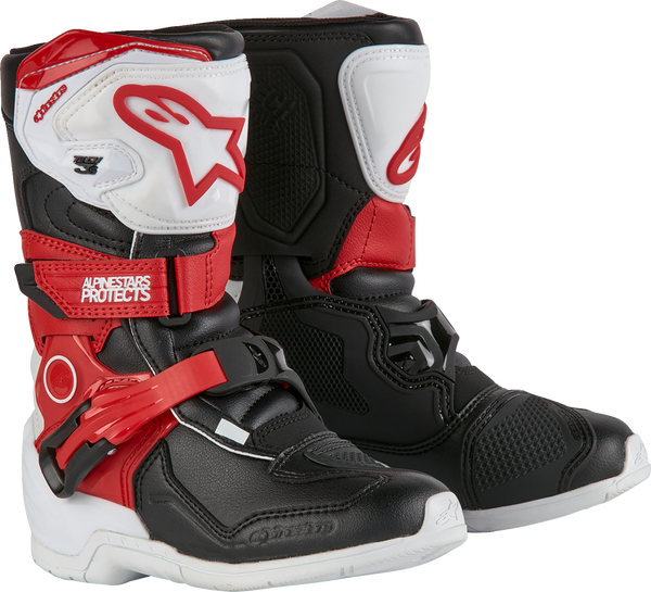 Adult - Alpinestars Kids Tech 3S Boots - Red/Black/White