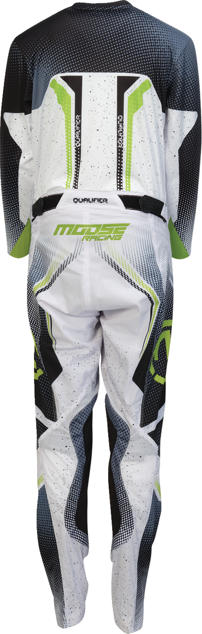 Youth - Moose Qualifier® Jersey - White/Black/Green