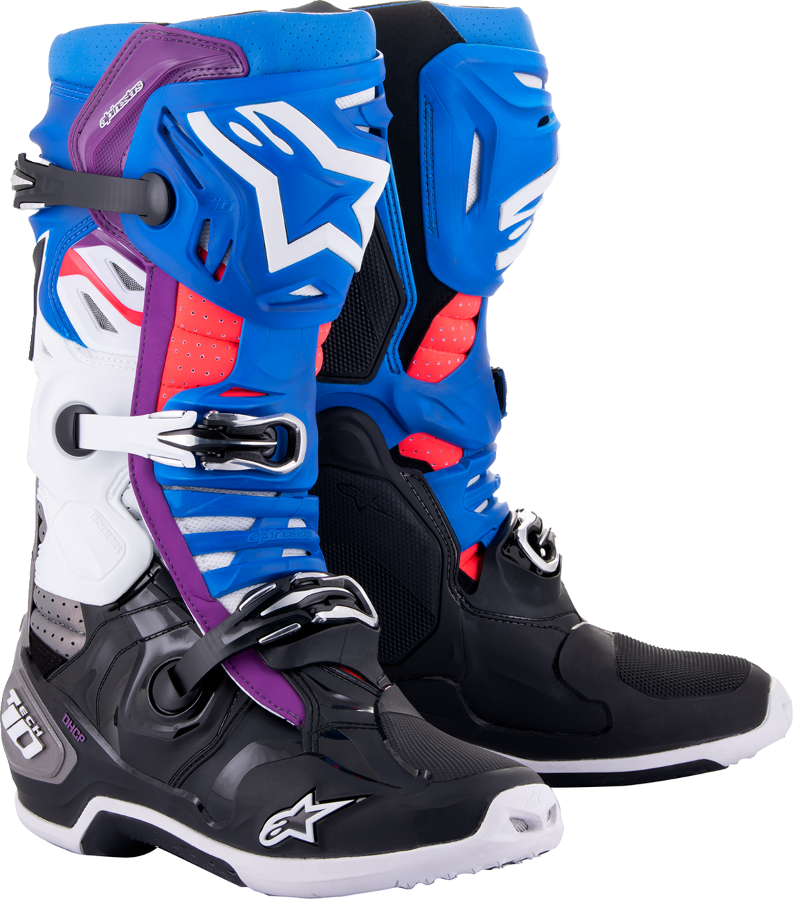 Adult - Alpinestars Tech 10 Supervented Boots - Blue/Black/White