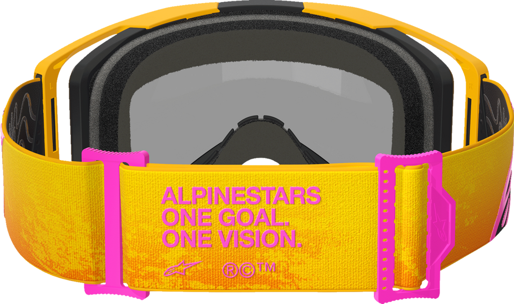 Alpinestars Vision 8 Goggle - Corp - Orange/Yellow/Pink