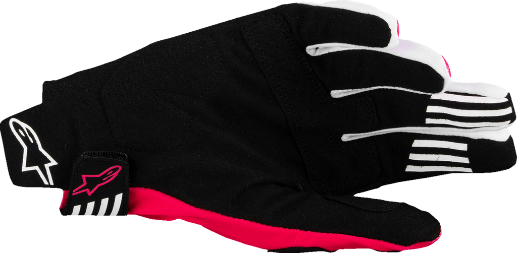 Adult - Alpinestars Techstar MX Gloves - Black/Fluo Pink