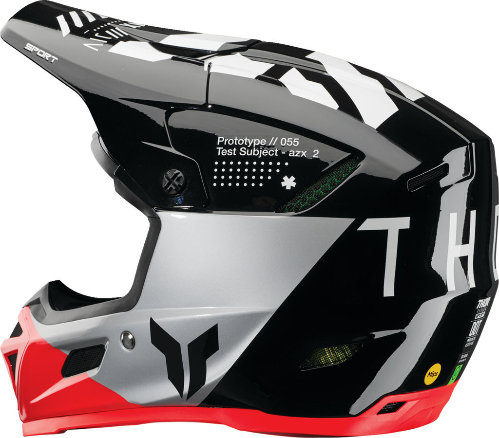 Adult - Thor Reflex Sport Strike MIPS® Helmet - Black/Red