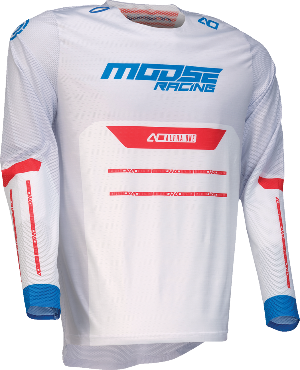 Adult - Moose Alpha One Jersey - Red/White/Blue