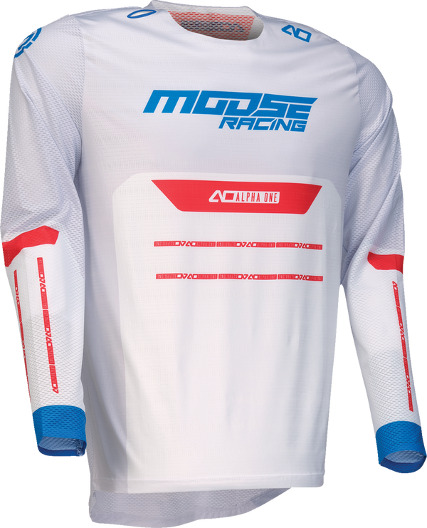 Adult - Moose Alpha One Jersey - Red/White/Blue