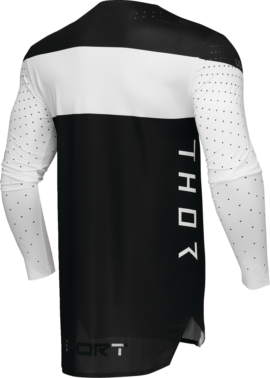 Adult - Thor Sportmode Strike Jersey — White/Black