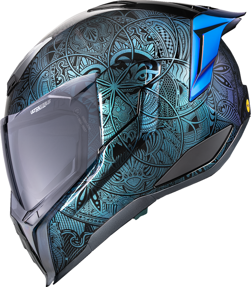 Adult - Icon Ultraflite™ Opal Mandala MIPS® Helmet - Blue