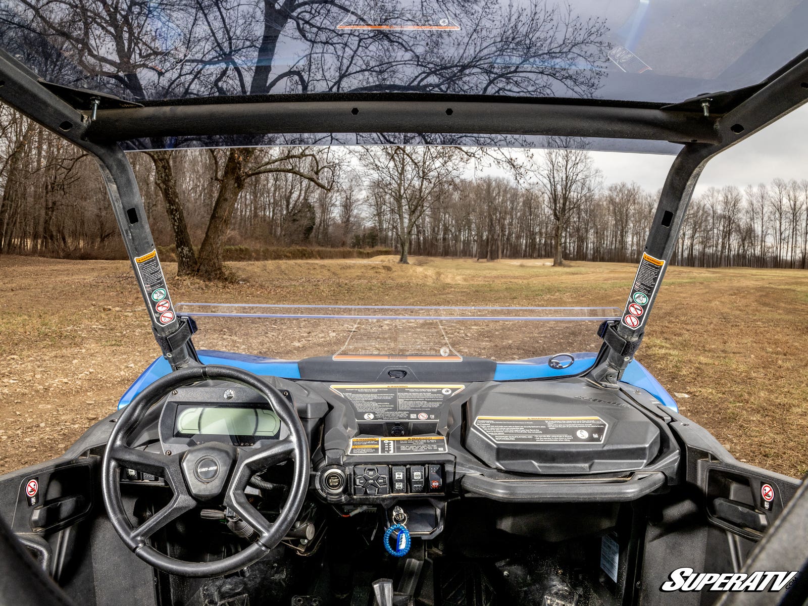 CAN-AM COMMANDER HALF WINDSHIELD