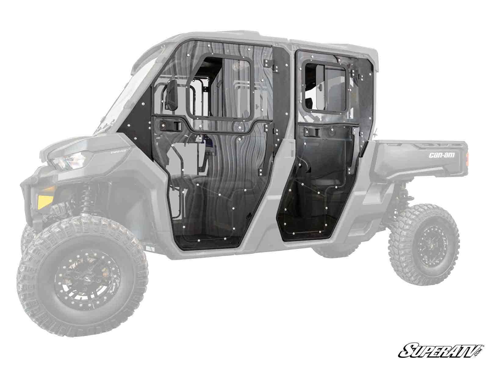 CAN-AM DEFENDER MAX HD7 CONVERTIBLE CAB ENCLOSURE DOORS