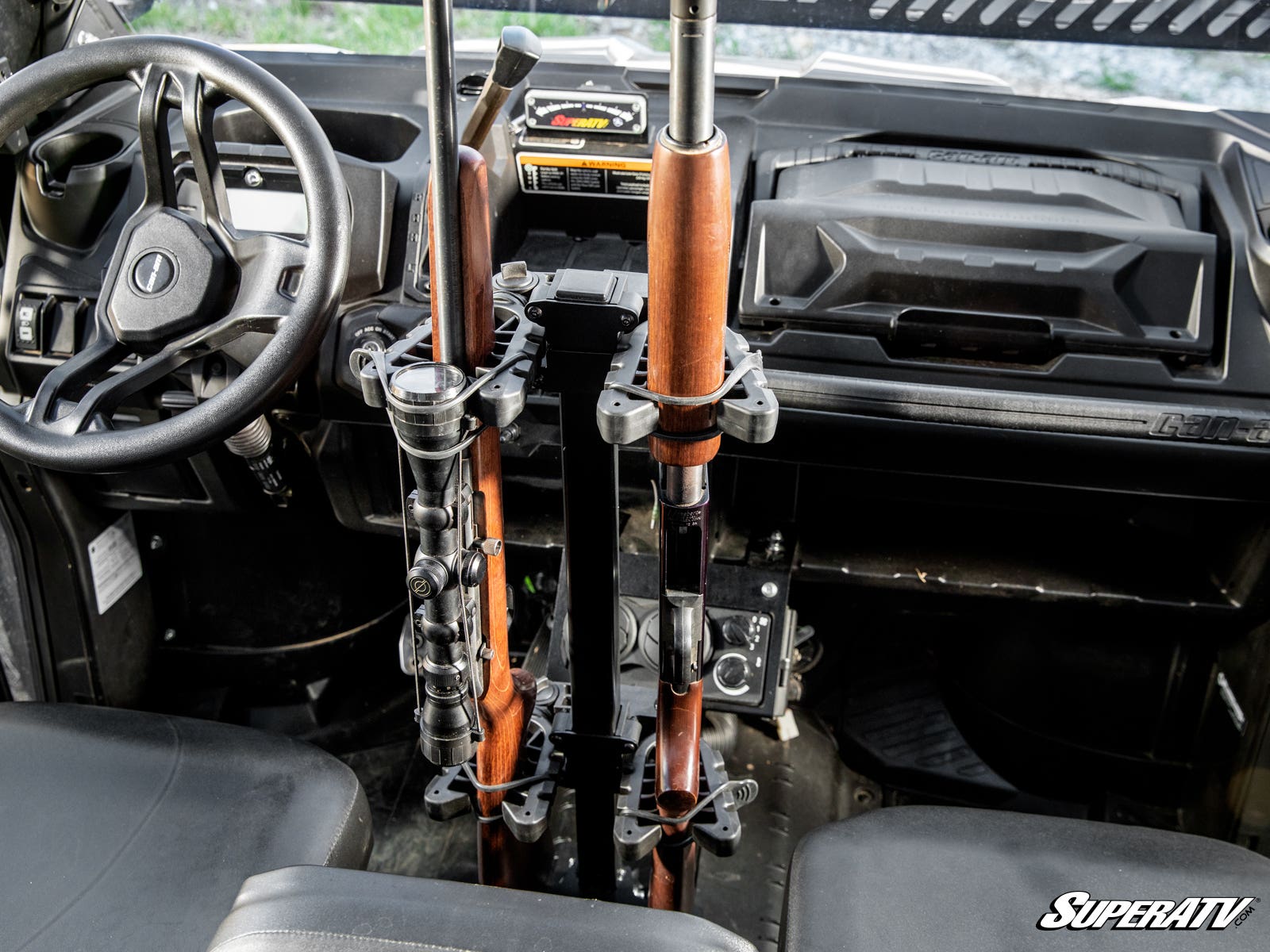 CAN-AM DEFENDER FLOOR-MOUNTED GUN HOLDER
