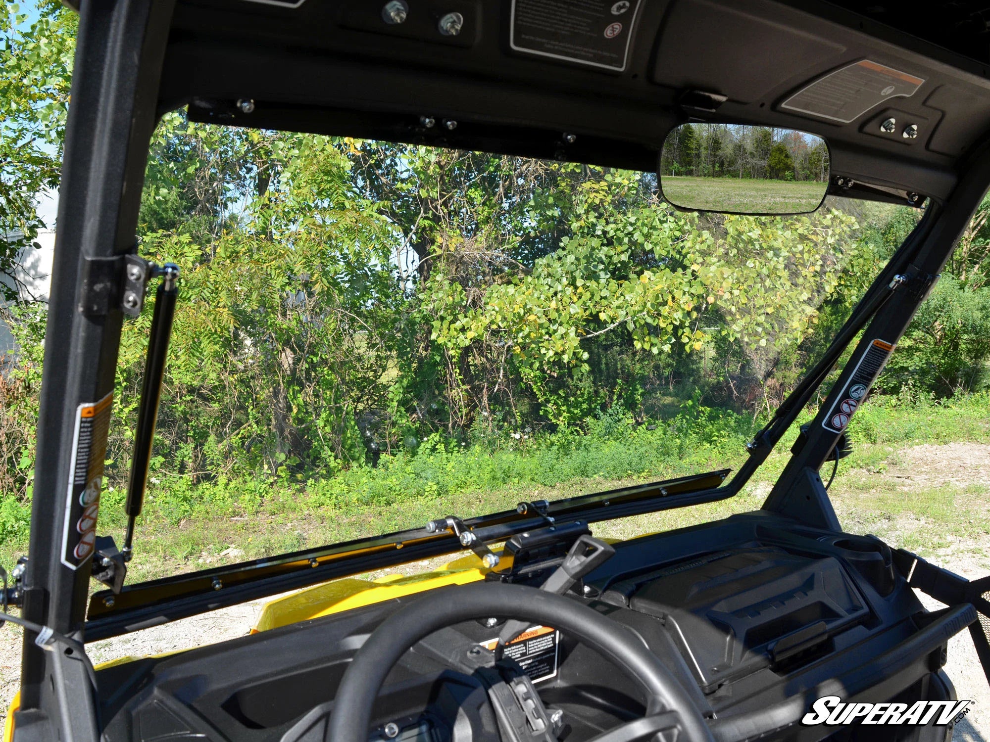 Can-Am Defender Flip Windshield