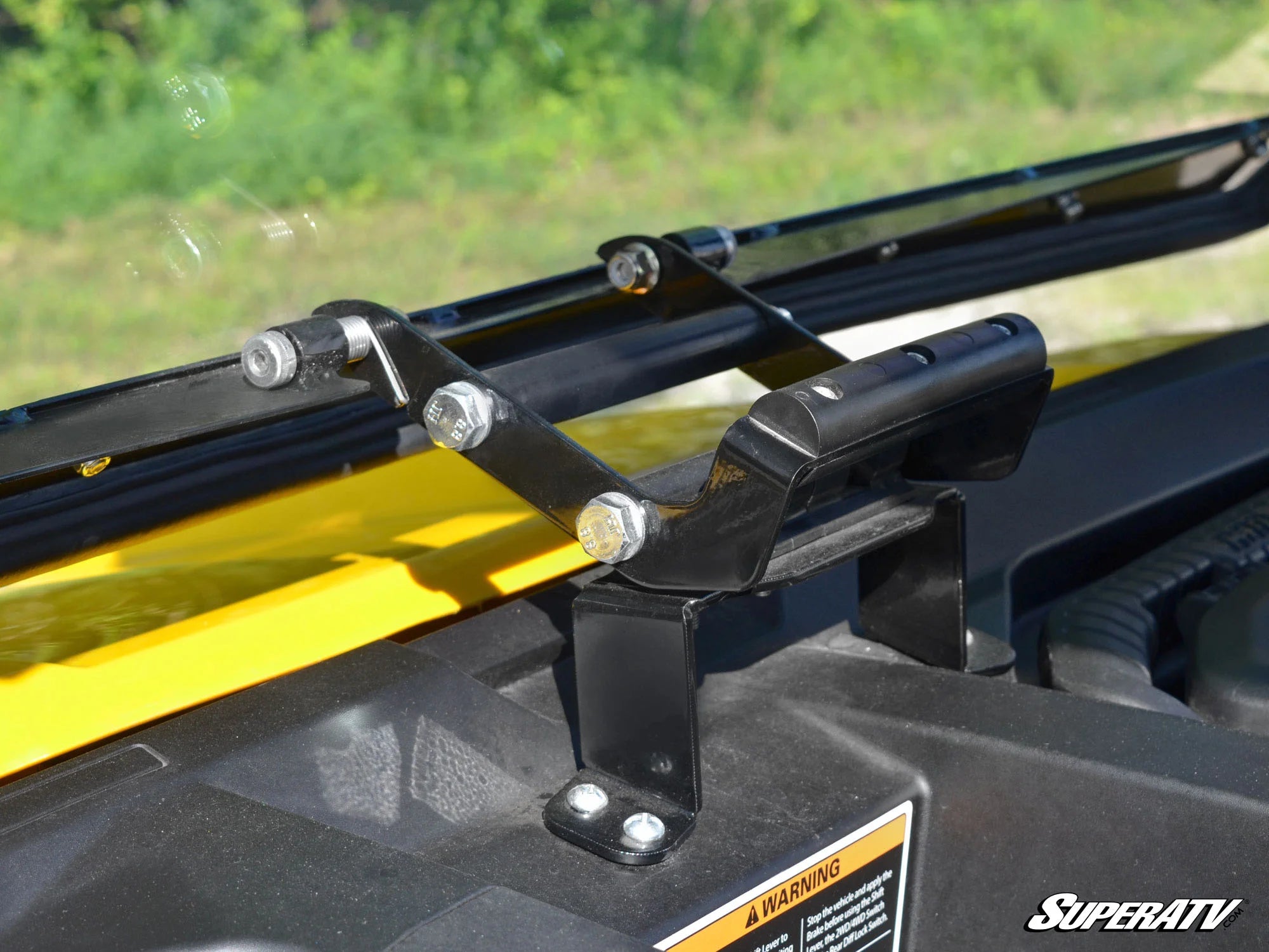 Can-Am Defender Flip Windshield