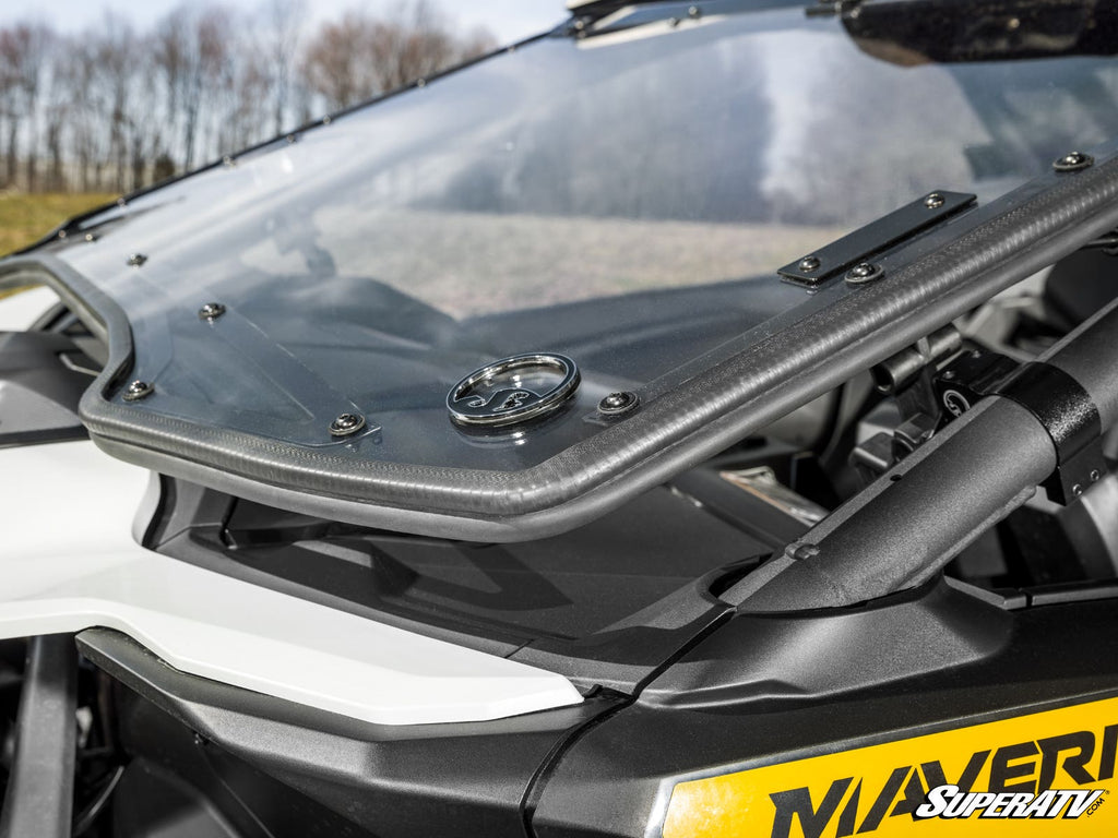 CAN-AM MAVERICK R SCRATCH-RESISTANT FLIP WINDSHIELD