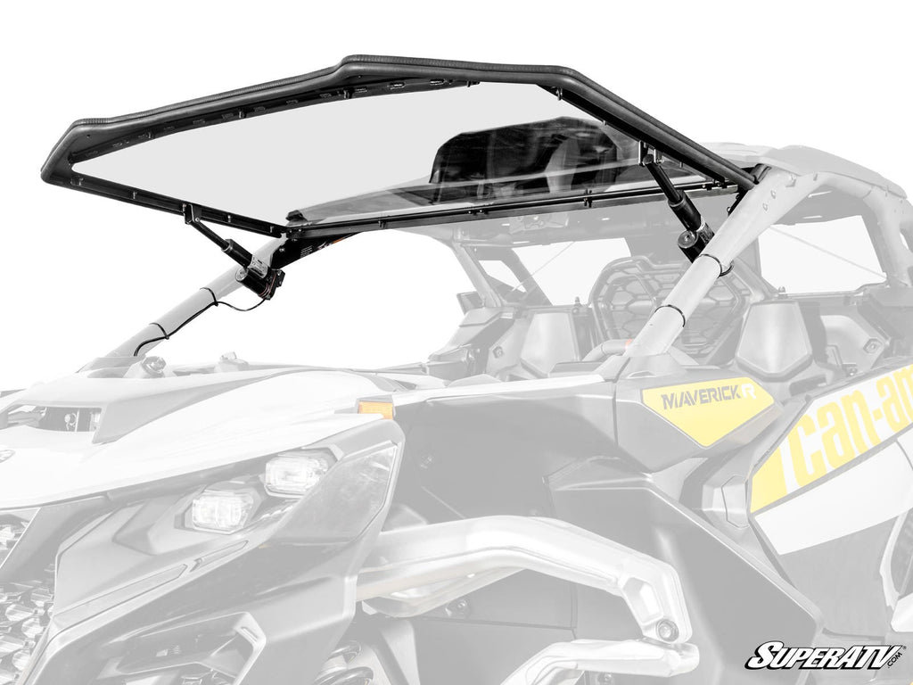 CAN-AM MAVERICK R MAXDRIVE POWER FLIP WINDSHIELD