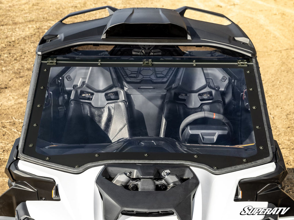 CAN-AM MAVERICK R MAXDRIVE POWER FLIP WINDSHIELD