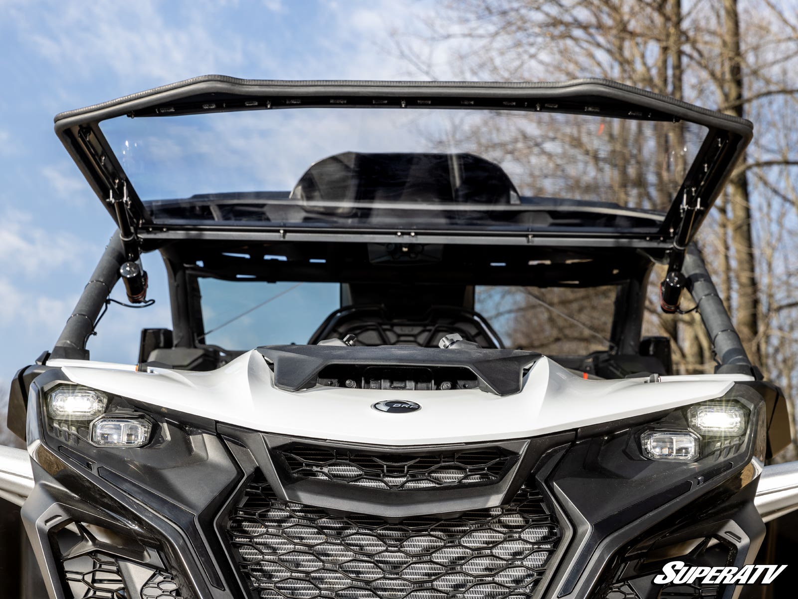 CAN-AM MAVERICK R MAXDRIVE POWER FLIP WINDSHIELD