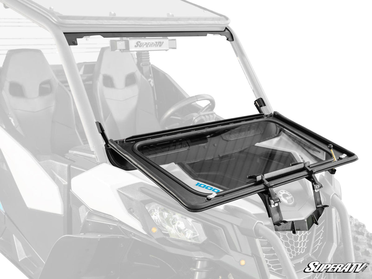 CAN-AM MAVERICK SPORT FLIP DOWN GLASS WINDSHIELD