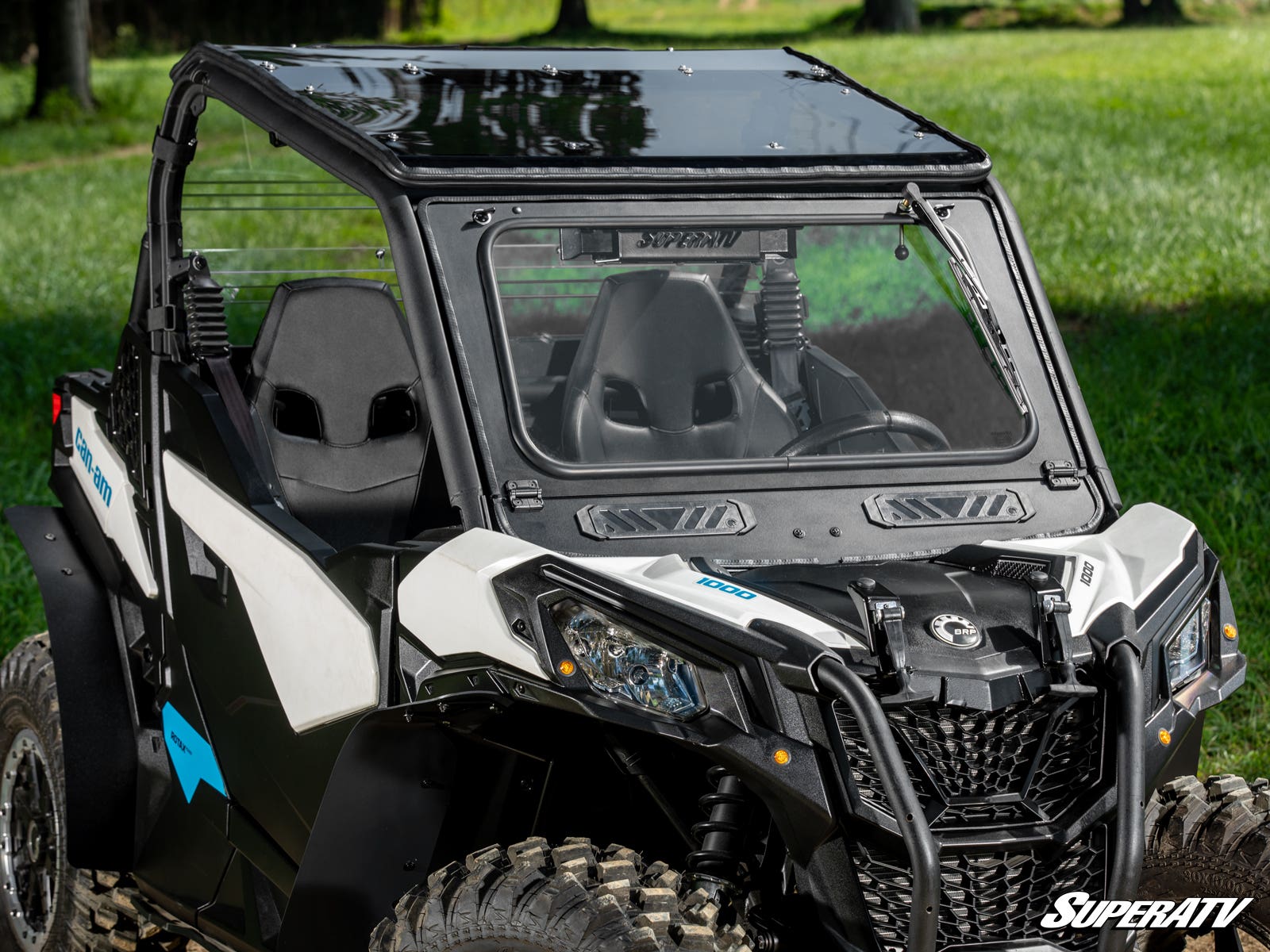 CAN-AM MAVERICK TRAIL FLIP DOWN GLASS WINDSHIELD