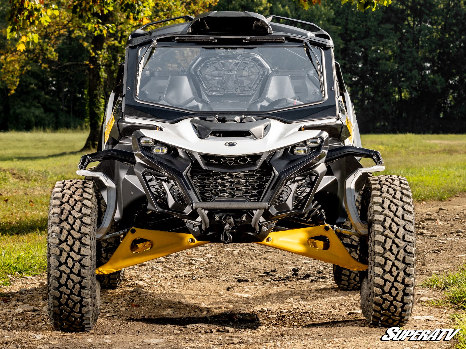 CAN-AM MAVERICK R GLASS WINDSHIELD