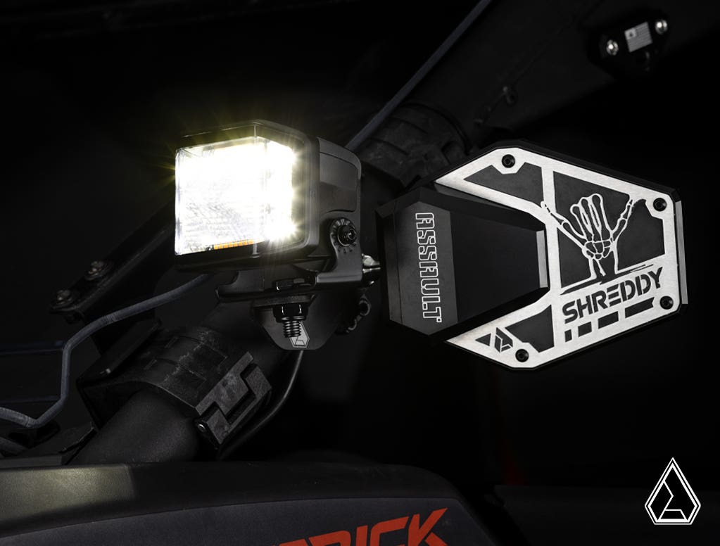 ASSAULT INDUSTRIES SIDE MIRROR LIGHT BRACKET KIT