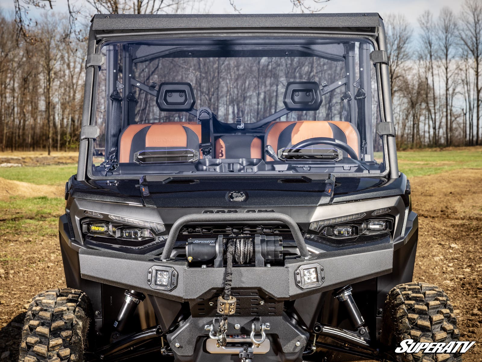 CAN-AM DEFENDER HD11 VENTED FULL WINDSHIELD