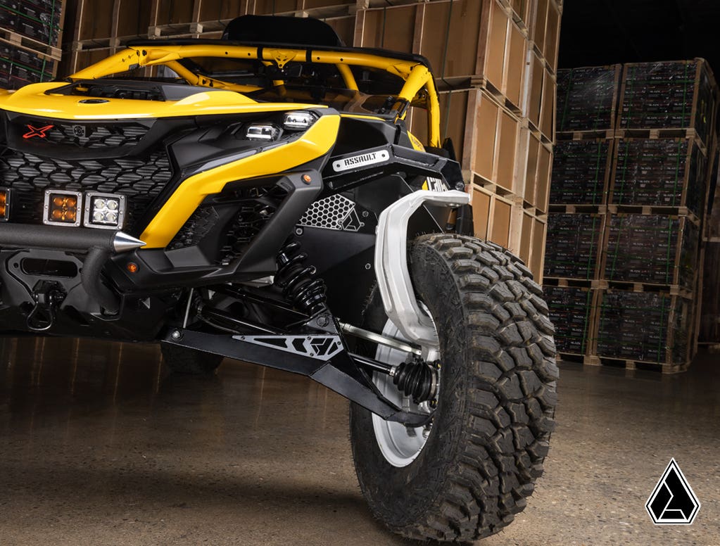 ASSAULT INDUSTRIES CAN-AM MAVERICK R HIGH-CLEARANCE BOXED A-ARMS