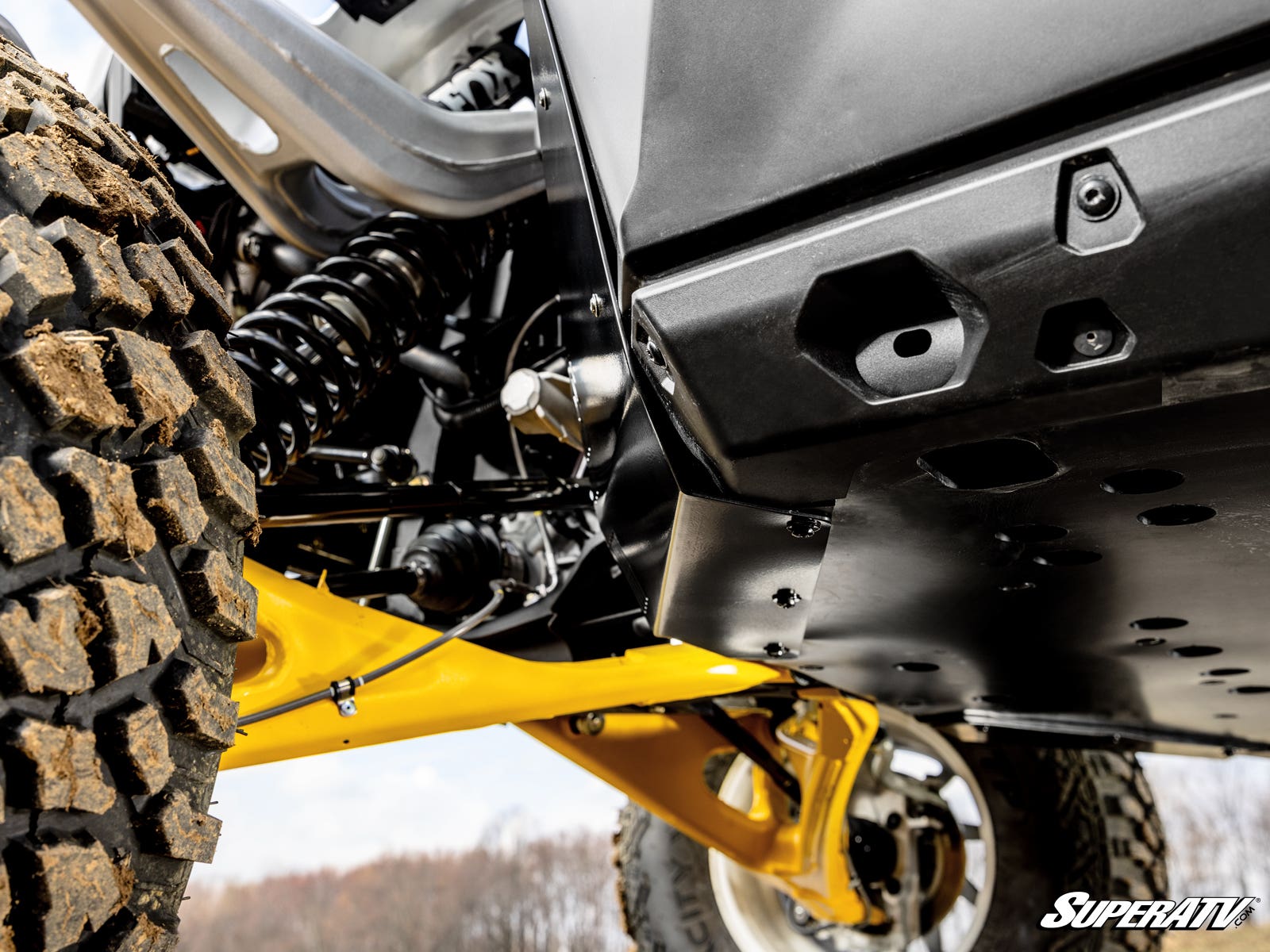 CAN-AM MAVERICK R FRONT INNER FENDER GUARDS