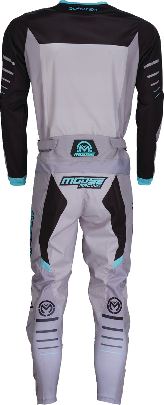Adult - Moose Qualifier® Jersey - Gray/Teal